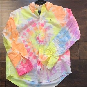 Polo Ralph Lauren Tie dye oxford big shirt